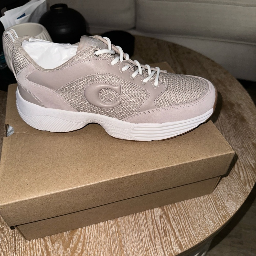Brand new Coach Women's Beige Sneakers